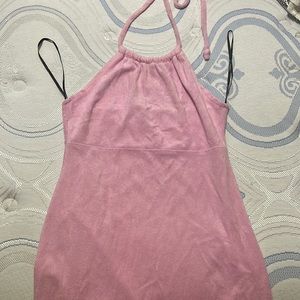 Forever 21 Pink Terry cloth Dress